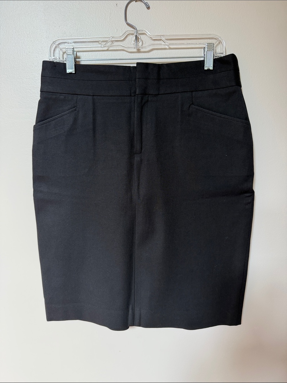 Banana Republic Black Pencil Skirt with Front Seam